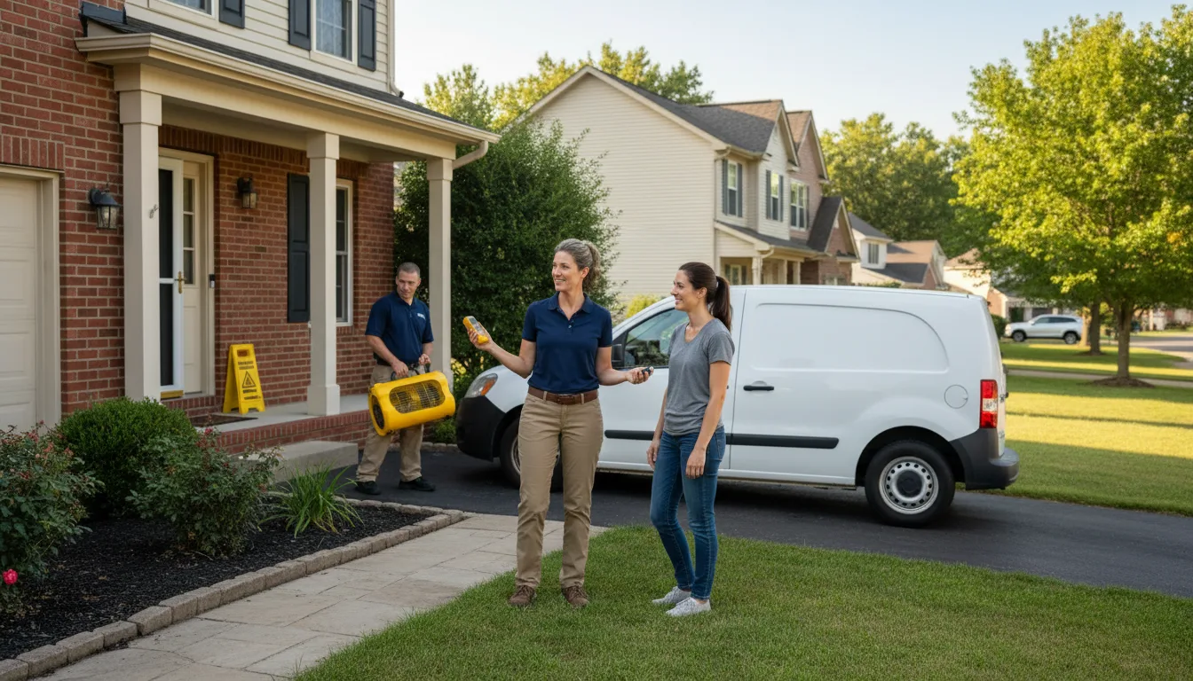 Water restoration image for Fire And Smoke Damage Restoration in Morrisville, MO